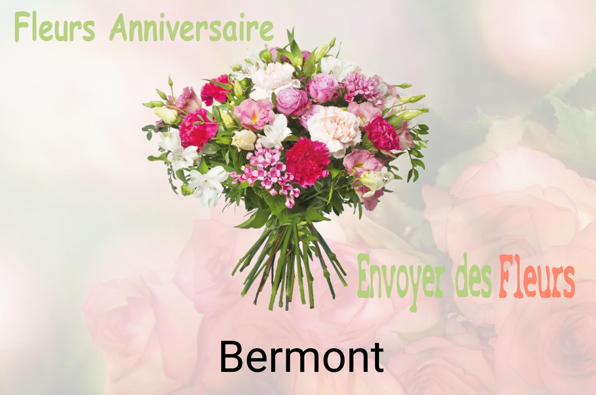 Bouquet de fleurs d’anniversaire livré à Bermont